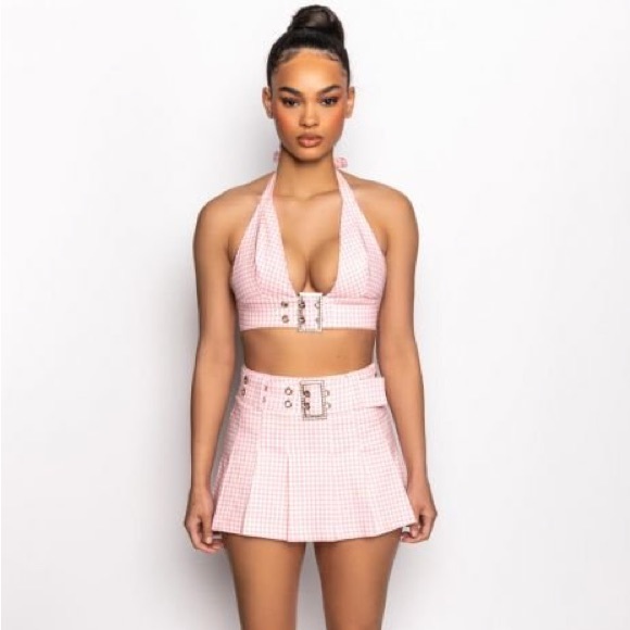 NWOT Pink buckled bralette Size small - Picture 7 of 16